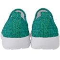 Green Denim Kids  Slip On Sneakers View4