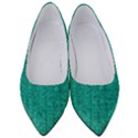 Green Denim Women s Low Heels View1