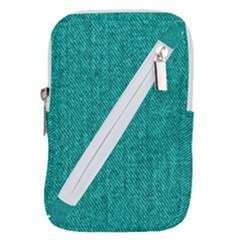 Green Denim Belt Pouch Bag (Small)