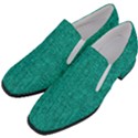 Green Denim Women Slip On Heel Loafers View2