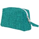 Green Denim Wristlet Pouch Bag (Large) View2