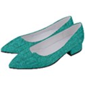 Green Denim Women s Block Heels  View2