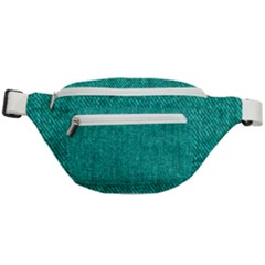 Green Denim Fanny Pack