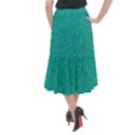 Green Denim Midi Mermaid Skirt View2