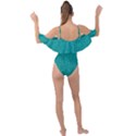 Green Denim Drape Piece Swimsuit View2