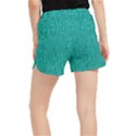 Green Denim Runner Shorts View2