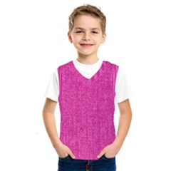 Pink Denim Design  Kids  Basketball Tank Top