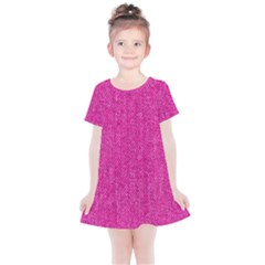 Pink Denim Design  Kids  Simple Cotton Dress