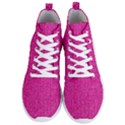 Pink Denim Design  Men s Lightweight High Top Sneakers View1