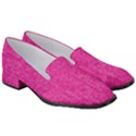 Pink Denim Design  Women s Classic Loafer Heels View3