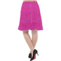 Pink Denim Design  Fishtail Chiffon Skirt View2