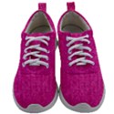 Pink Denim Design  Mens Athletic Shoes View1