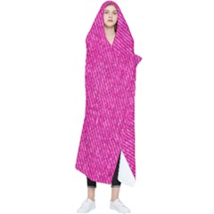 Pink Denim Design  Wearable Blanket by ArtsyWishy