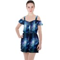 The Galaxy Ruffle Cut Out Chiffon Playsuit View1