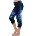 The Galaxy Lightweight Velour Capri Yoga Leggings View2