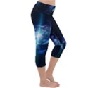 The Galaxy Lightweight Velour Capri Yoga Leggings View3