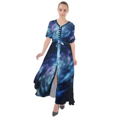 The Galaxy Waist Tie Boho Maxi Dress by ArtsyWishy