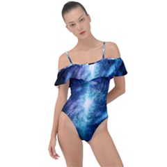 The Galaxy Frill Detail One Piece Swimsuit by ArtsyWishy