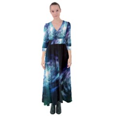 The Galaxy Button Up Maxi Dress by ArtsyWishy