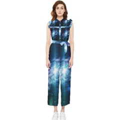 The Galaxy Women s Frill Top Jumpsuit by ArtsyWishy