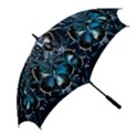 Beautiful Blue Butterflies  Golf Umbrellas View2