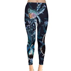 Beautiful Blue Butterflies  Leggings  by ArtsyWishy