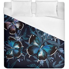 Beautiful Blue Butterflies  Duvet Cover (king Size) by ArtsyWishy