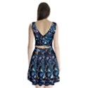 Beautiful Blue Butterflies  Split Back Mini Dress  View2