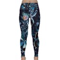 Beautiful Blue Butterflies  Lightweight Velour Classic Yoga Leggings View1