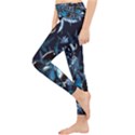 Beautiful Blue Butterflies  Lightweight Velour Classic Yoga Leggings View3