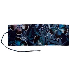 Beautiful Blue Butterflies  Roll Up Canvas Pencil Holder (m) by ArtsyWishy