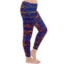 Majestic Purple And Gold Design Classic Winter Leggings View3