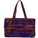 Majestic Purple And Gold Design Canvas Work Bag View2