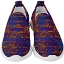 Majestic Purple And Gold Design Kids  Slip On Sneakers View1