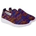 Majestic Purple And Gold Design Kids  Slip On Sneakers View3