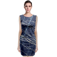 Blue Depths, Niagara & Almond Oil #2 Classic Sleeveless Midi Dress by Kettukas