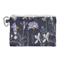 Butterflies and Flowers Painting Canvas Cosmetic Bag (Large) View1