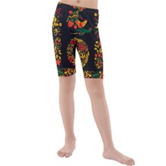 Russian Khokhloma Kids  Mid Length Swim Shorts by goljakoff