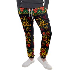 Russian Khokhloma Men s Jogger Sweatpants by goljakoff