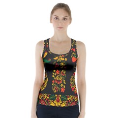 Russian Khokhloma Racer Back Sports Top by goljakoff