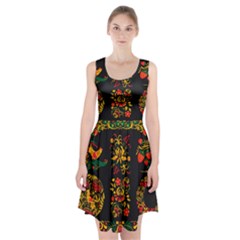 Russian Khokhloma Racerback Midi Dress by goljakoff