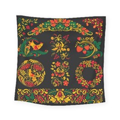 Russian Khokhloma Square Tapestry (small) by goljakoff