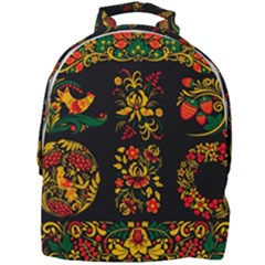 Russian Khokhloma Mini Full Print Backpack by goljakoff