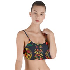 Russian Khokhloma Layered Top Bikini Top  by goljakoff