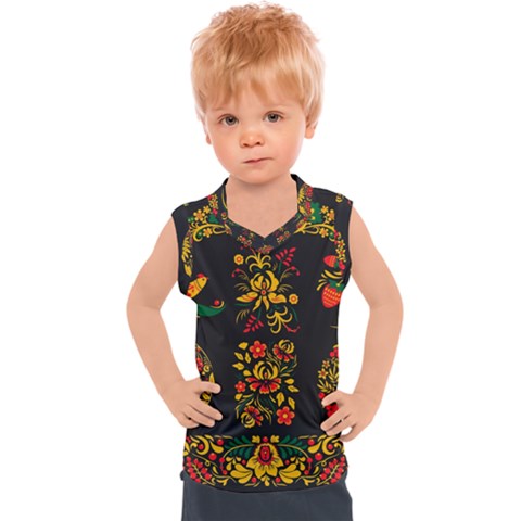 Russian Khokhloma Kids  Sport Tank Top by goljakoff