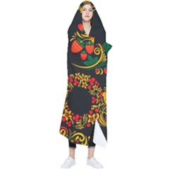 Russian Khokhloma Wearable Blanket by goljakoff