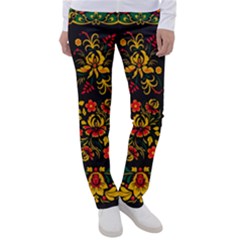 Russian Khokhloma Women s Casual Pants by goljakoff