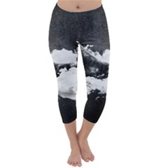 Whale Dream Capri Winter Leggings  by goljakoff