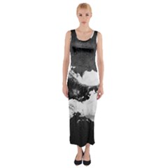 Whale Dream Fitted Maxi Dress by goljakoff