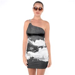 Whale Dream One Soulder Bodycon Dress by goljakoff